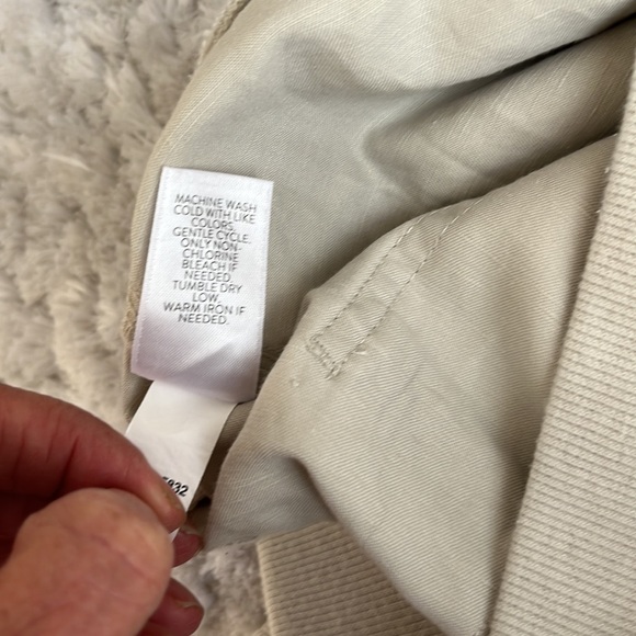 J Jill Flax Linen Blend Cropped Pants - Picture 12 of 12